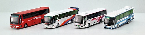 フェニックス号30周年記念 バスコレ4台セット 1/150