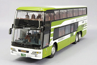 広島電鉄 三菱ふそうエアロキングバス 1/76 ポルト出版社