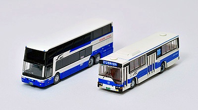 JRバス中国 発足30周年記念2台セット 1/150