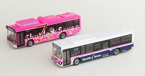 京成バスシャトルセブン 新旧カラー2台セット 1/150