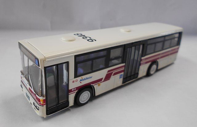 西鉄一般路線バス 赤バス 100円循環9438 ワンマイル製 1/80