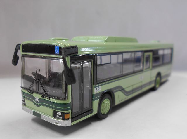 京都市交通局バス トレーン社のフェイスフルバス 1/80