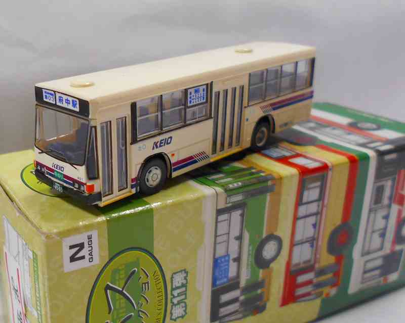 京王電鉄バス いすゞキュービックバス L尺 「府中駅」 バスコレ11弾