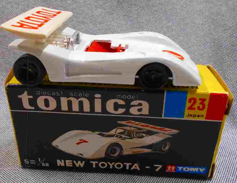 黒箱トミカ No23-1 ニュー トヨター 7 1/58