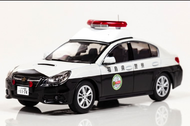 スバル レガシー B4 2.5GT 福島県警察ウルトラ警察隊 1/43 H7431303