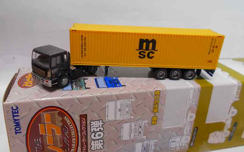 日野ドルフィンプロフィア & MSC・40ft背高コンテナ トレーラコレクション 第6弾