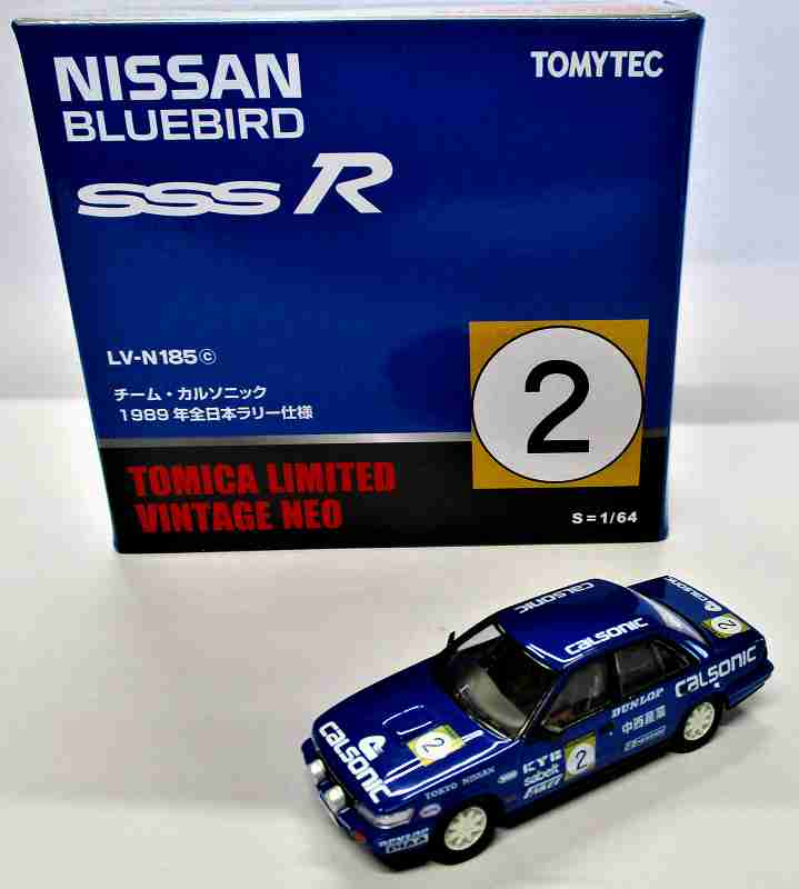 ニッサン ブルーバード SSS-R チーム・カルソニック 1989年 全日本ラリー n185c