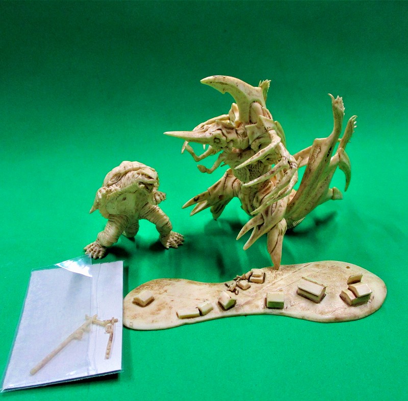 最終防衛線 (象牙ver) マザーレギオン VS ガメラ 開田裕治 ART WORKS